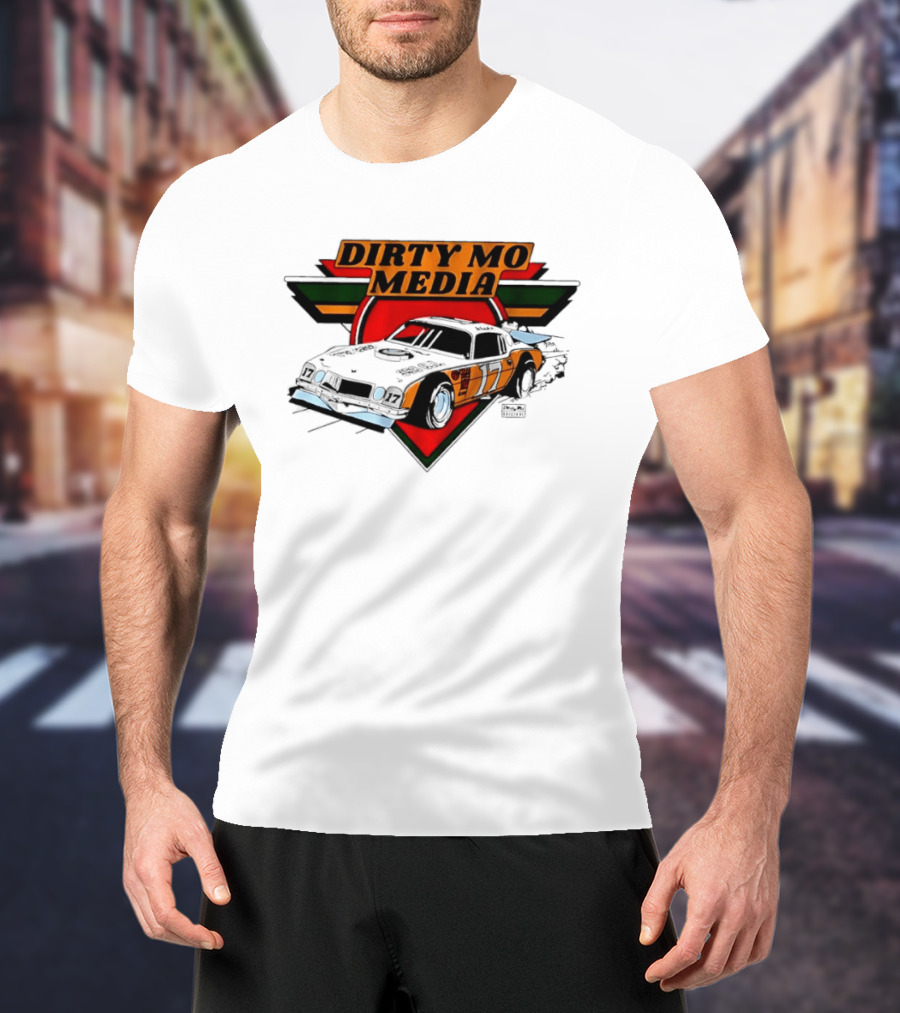 Dirty Mo Media NASCAR Stock Car Dale Earnhardt Jr. Original 17 350 CI T-Shirt