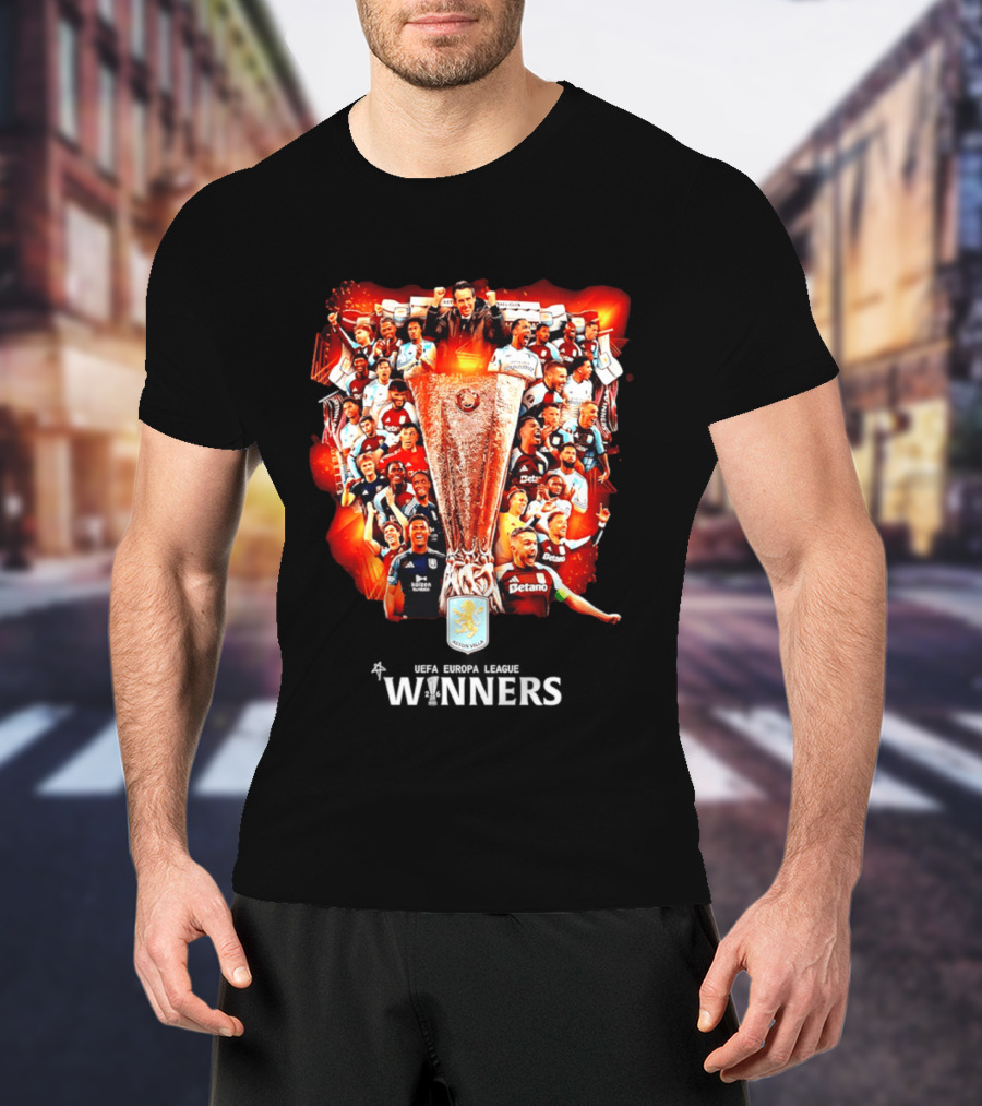Aston Villa UEFA Europa League 2026 Istanbul Final Champions T-Shirt