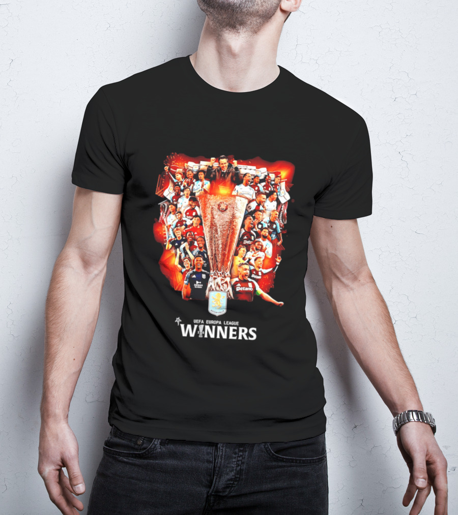Aston Villa UEFA Europa League 2026 Istanbul Final Champions T-Shirt