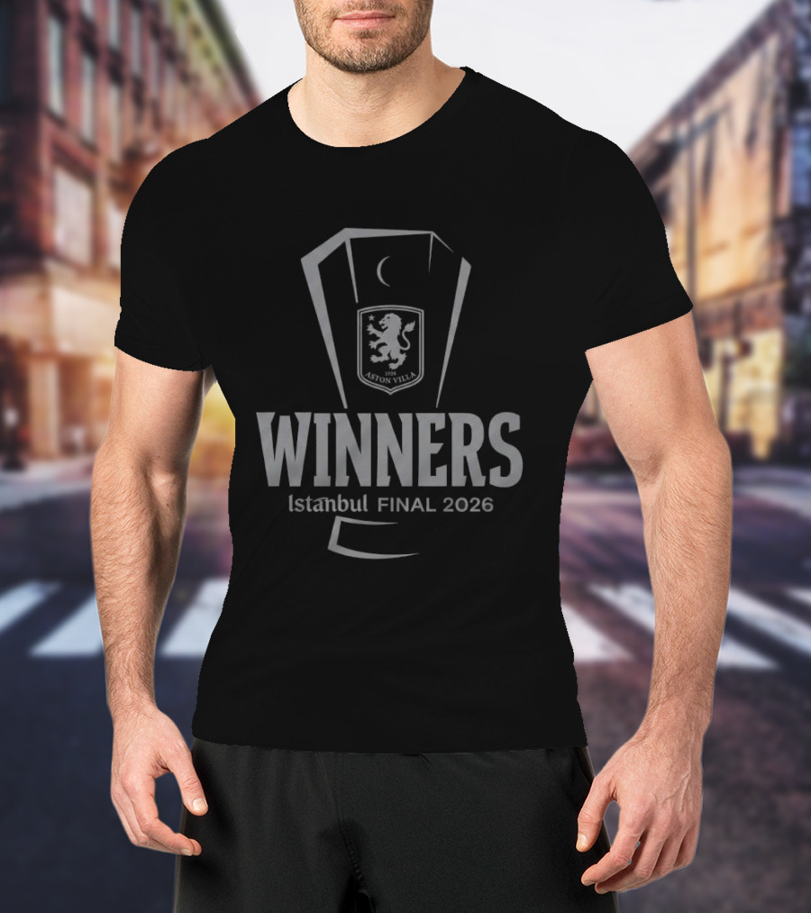 Aston Villa UEFA Europa League Winners Istanbul Final 2026 T-Shirt