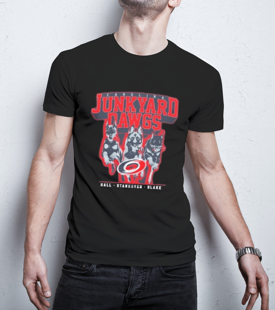Carolina Junkyard Dawgs Hall Stankoven Blake Hurricanes T-Shirt