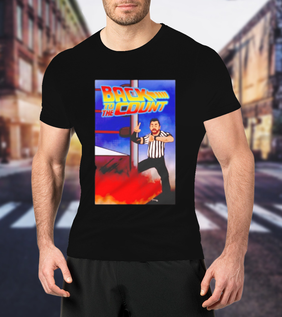 Daniel Spencer Back To The Count Wrestling Referee Nostalgia T-Shirt