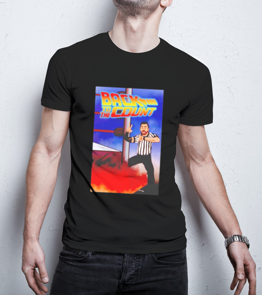 Daniel Spencer Back To The Count Wrestling Referee Nostalgia T-Shirt