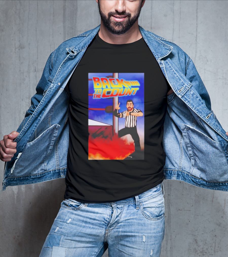 Daniel Spencer Back To The Count Wrestling Referee Nostalgia T-Shirt
