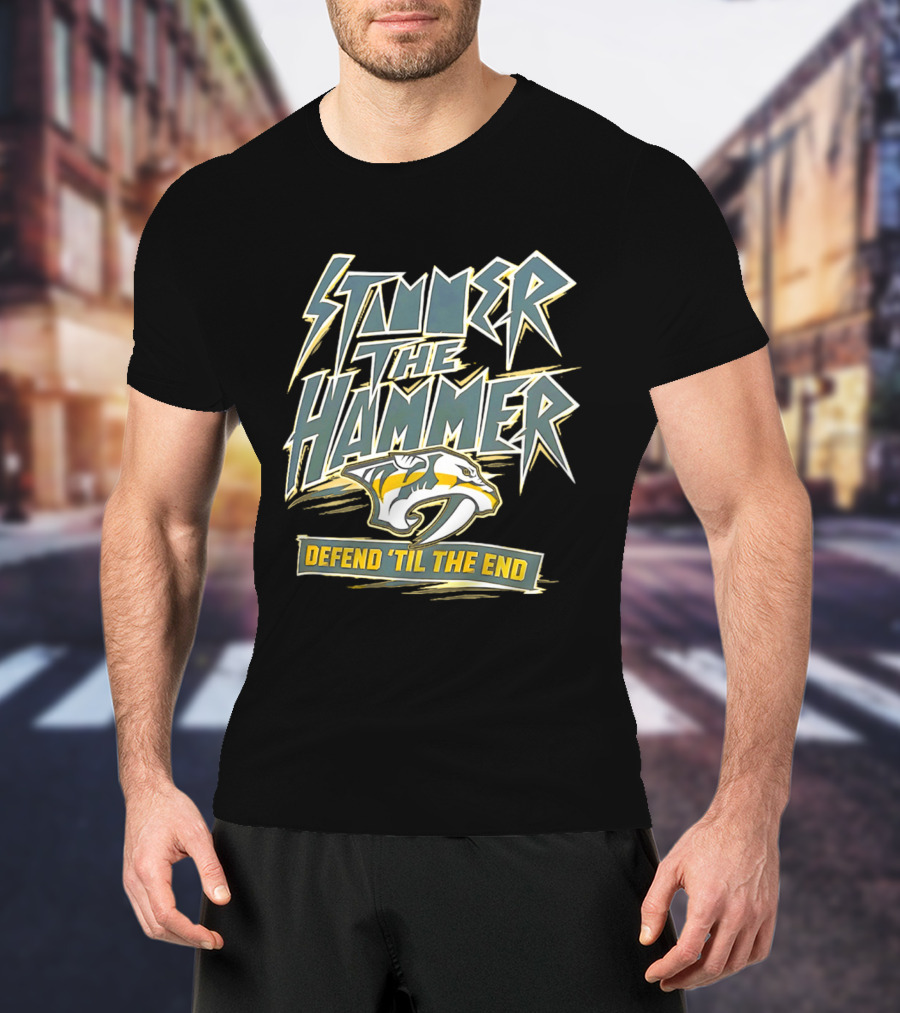 Stunner The Hammer Defend 'Til The End Predators T-Shirt