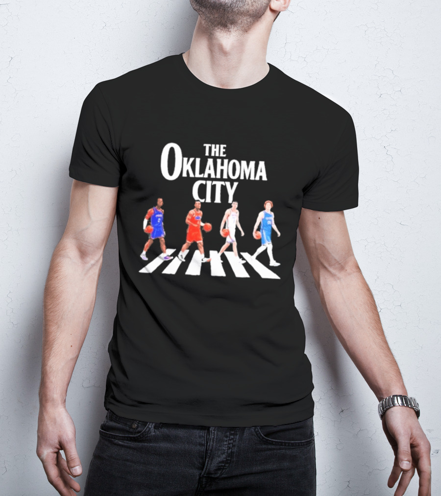 The Oklahoma City Players Abbey Road Basketball T-Shirt