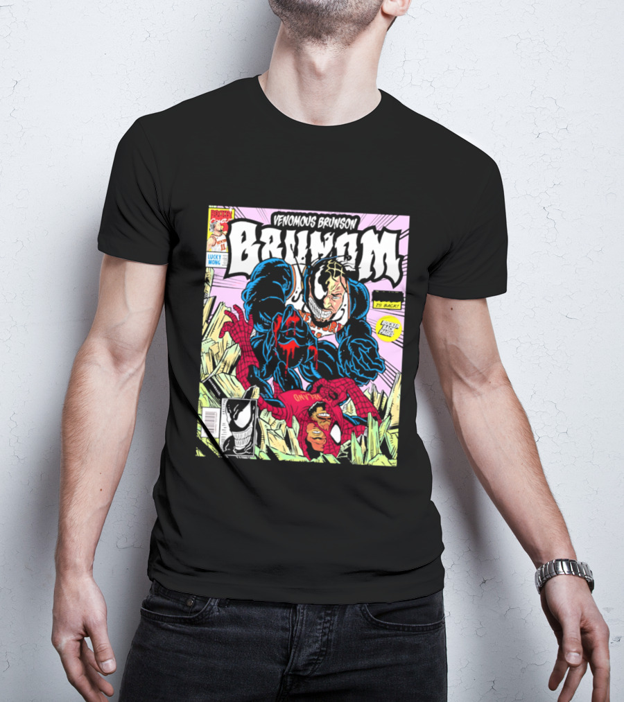 Venomous Brunson Lethal Protector Comic Cover New York Knicks T-Shirt