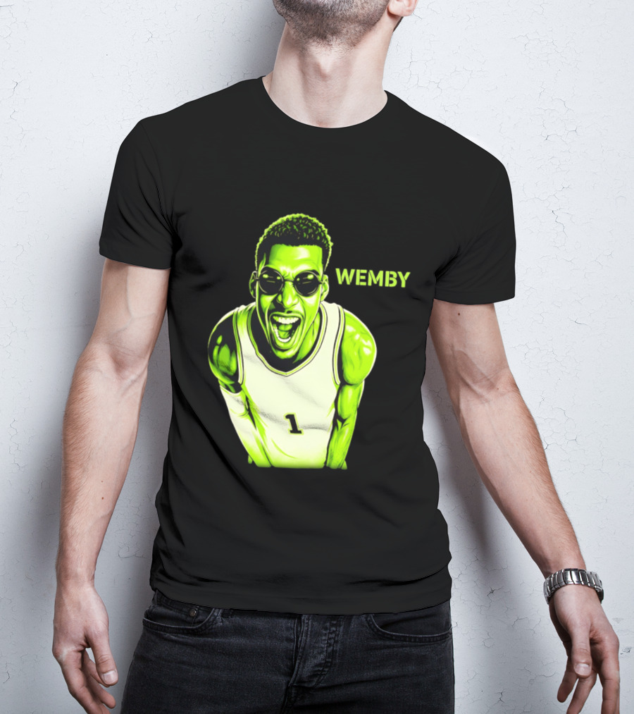 Victor Wembanyama Wemby San Antonio Spurs Alien Basketball Player 1 T-Shirt