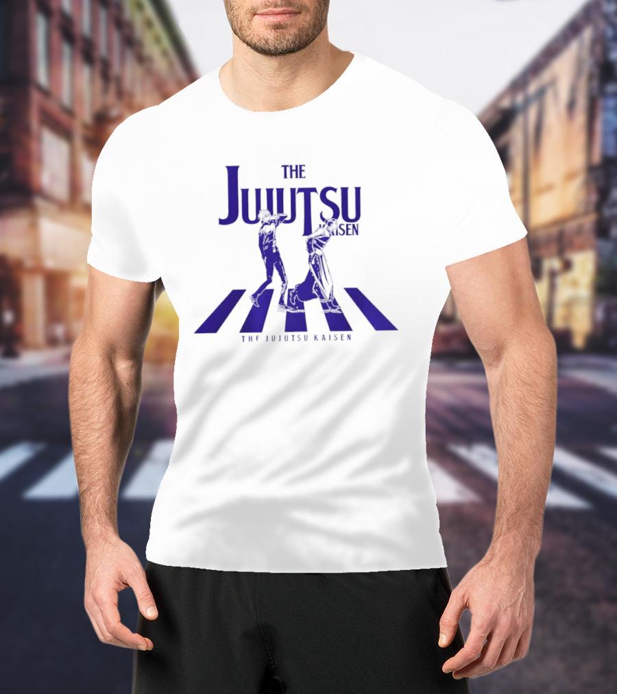 The Jujutsu Kaisen Frienda Satoru Gojo Suguru Abbey Road 2026 T-Shirt