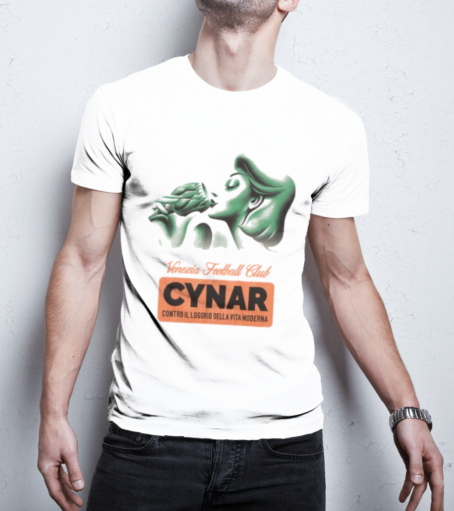 Venezia Football Club Cynar Contro Il Logorio Della Vita Moderna Artichoke Head T-Shirt