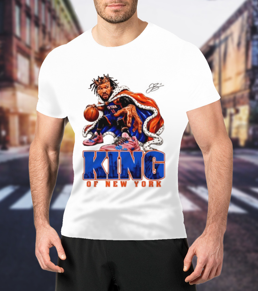 Jalen Brunson 2026 King Of New York Knicks NBA Basketball T-Shirt