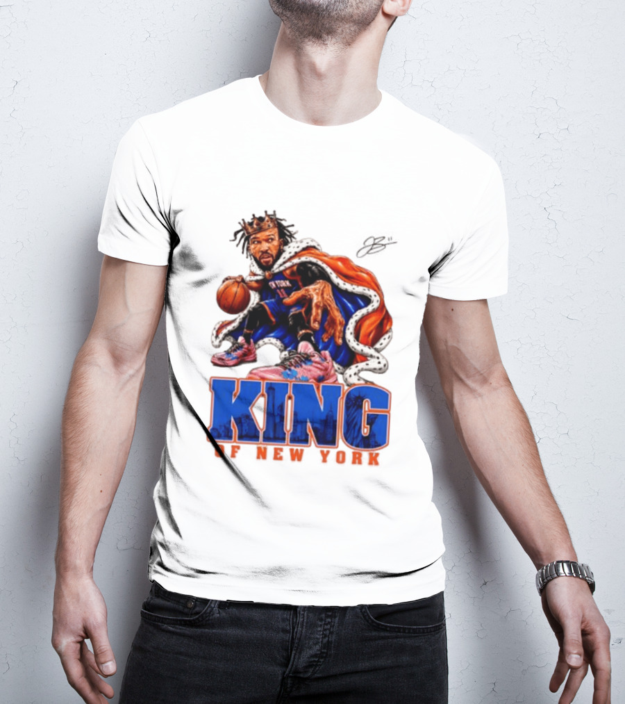 Jalen Brunson 2026 King Of New York Knicks NBA Basketball T-Shirt