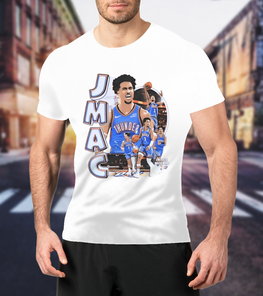 Jared McCain J MAC Oklahoma City Thunder NBA T-Shirt
