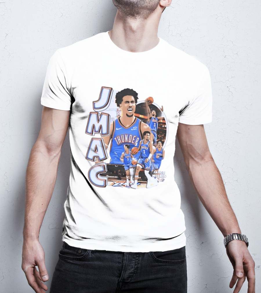 Jared McCain J MAC Oklahoma City Thunder NBA T-Shirt