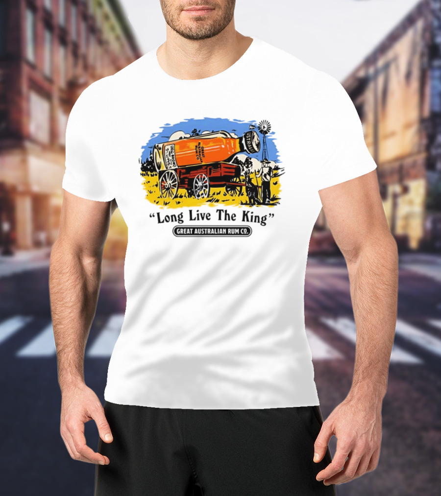 Long Live The King Sriracha Hot Sauce Australia Country T-Shirt
