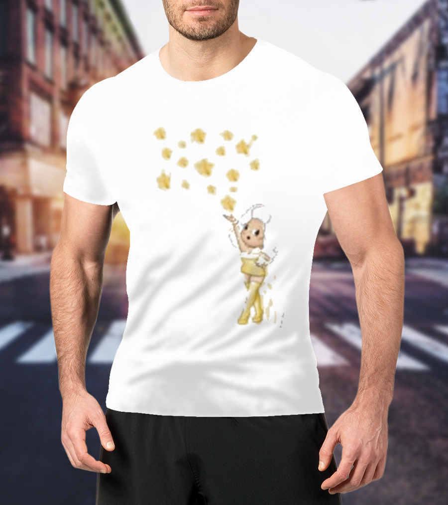 Mainfactor Xoxo Your All Star Cheerful Character With Yellow Confetti T-Shirt