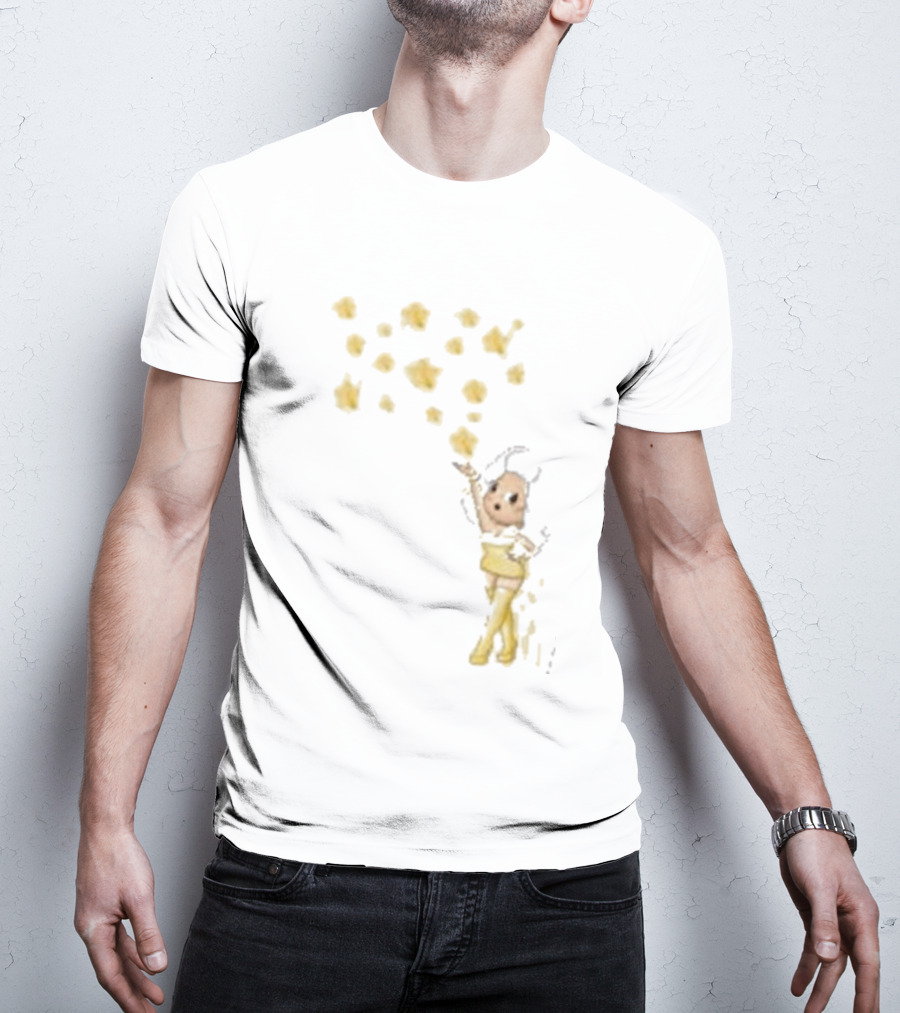 Mainfactor Xoxo Your All Star Cheerful Character With Yellow Confetti T-Shirt