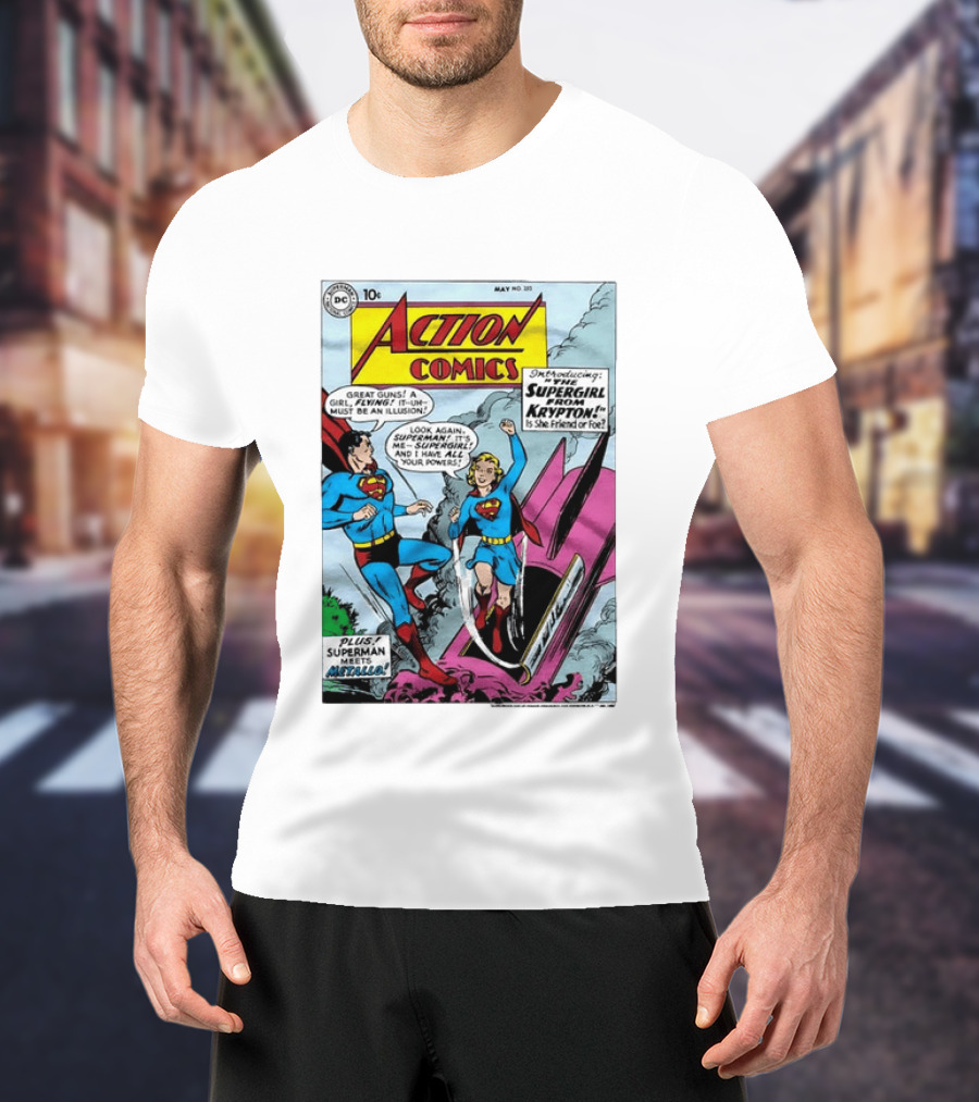Action Comics 252 Superman Meets Supergirl From Krypton DC Comics 1959 T-Shirt