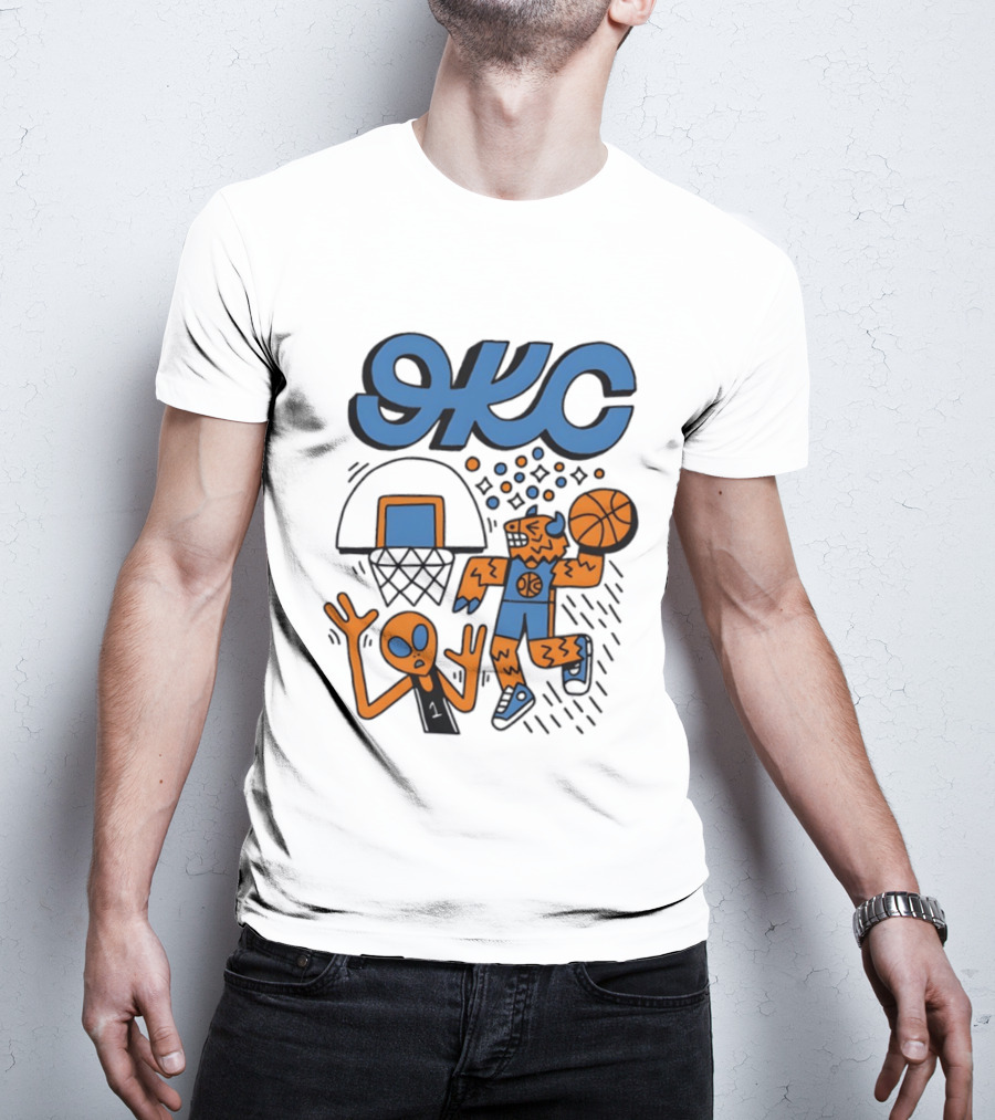 OKC Thunder Rumble Dunk Basketball T-Shirt