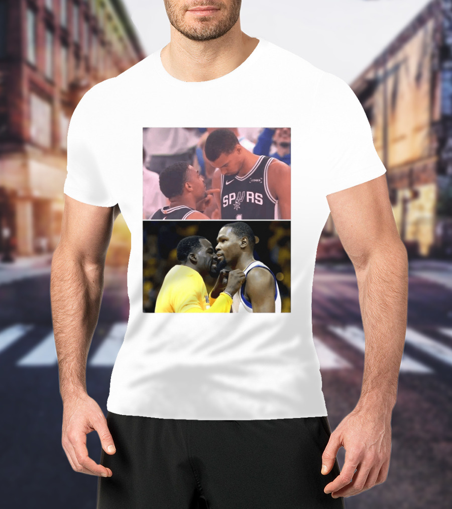 Wemby Keldon Johnson Spurs Draymond Meme Recreation T-Shirt