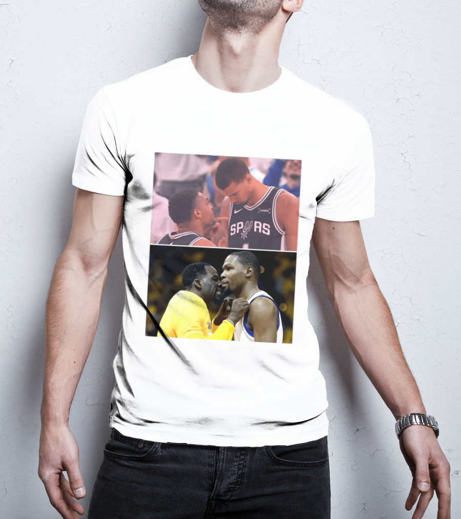 Wemby Keldon Johnson Spurs Draymond Meme Recreation T-Shirt