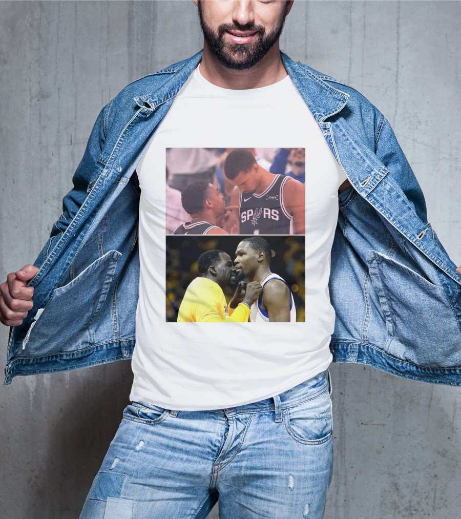Wemby Keldon Johnson Spurs Draymond Meme Recreation T-Shirt