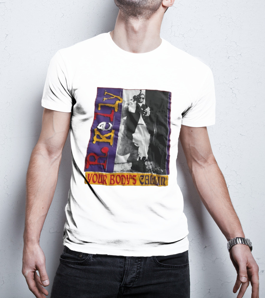 R Kelly Your Body's Callin' Vintage Style Avec Photo Iconique Et Couleurs Vives T-Shirt