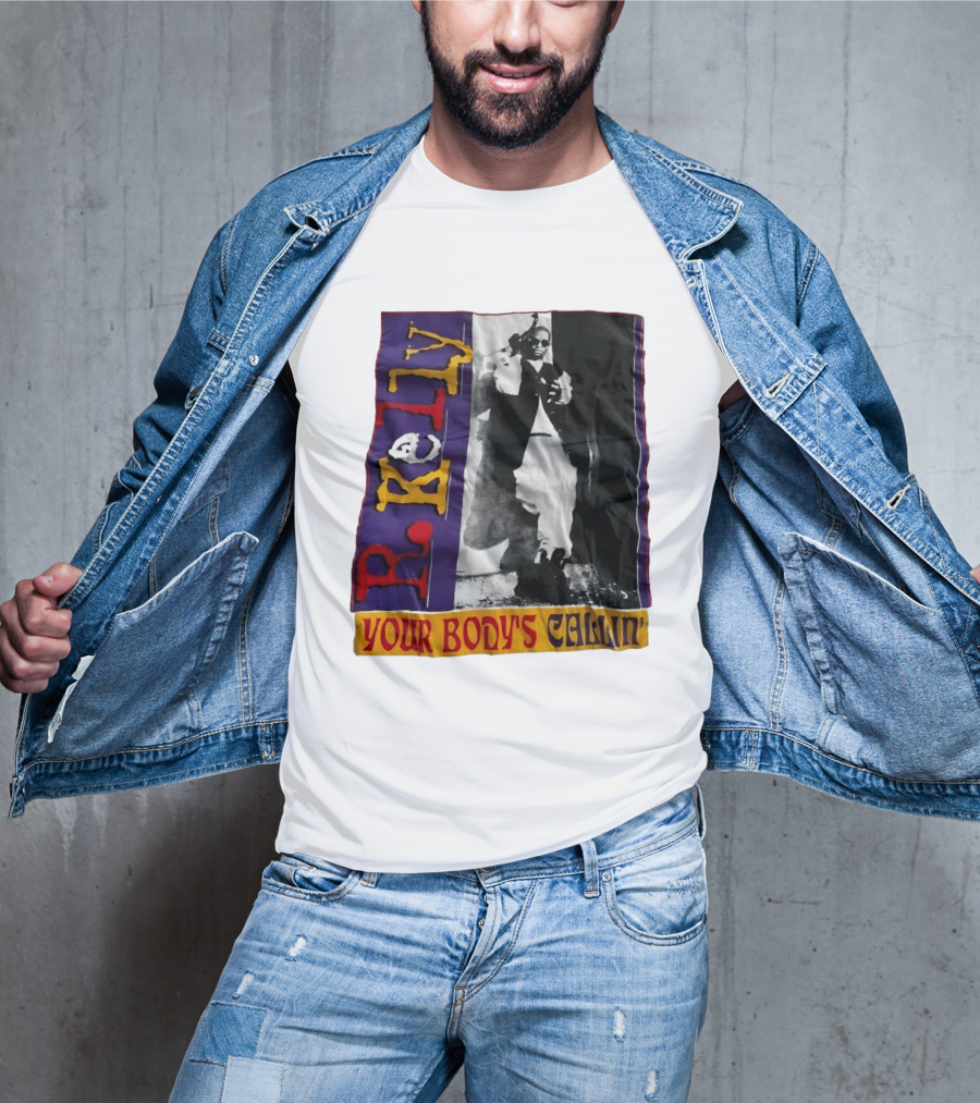 R Kelly Your Body's Callin' Vintage Style Avec Photo Iconique Et Couleurs Vives T-Shirt