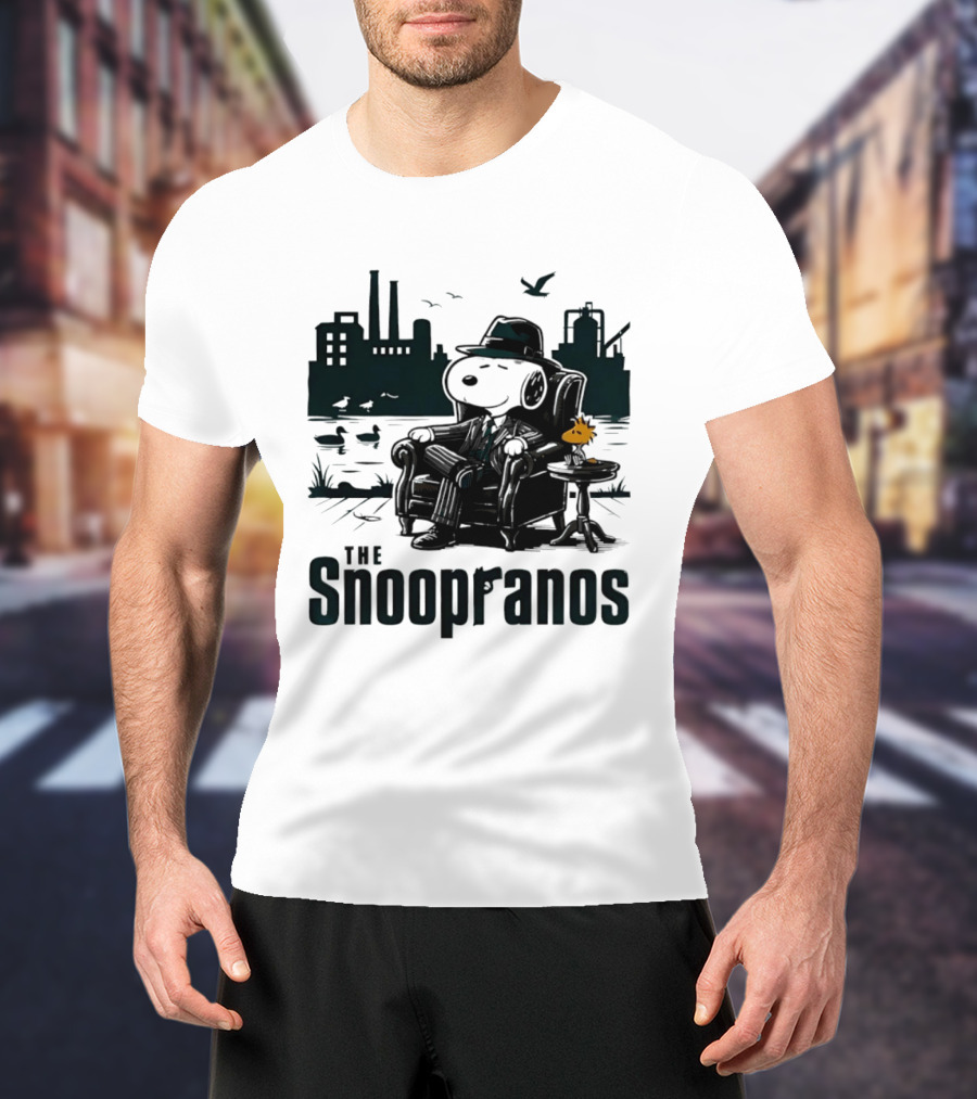 The Snoopranos Snoopy Woodstock Peanuts Mafia T-Shirt