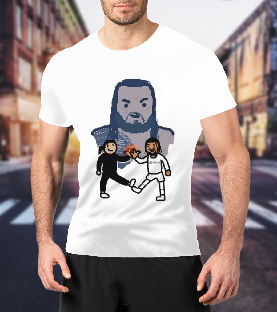 New York Knicks Acknowledge Me NBA Paint T-Shirt