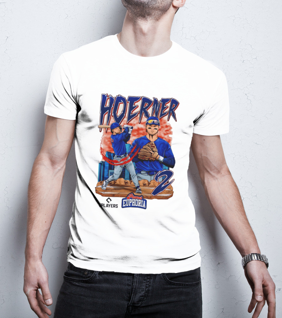 Nico Hoerner Chicago Cubs Euphoria The Players 2 Major League Baseball T-Shirt