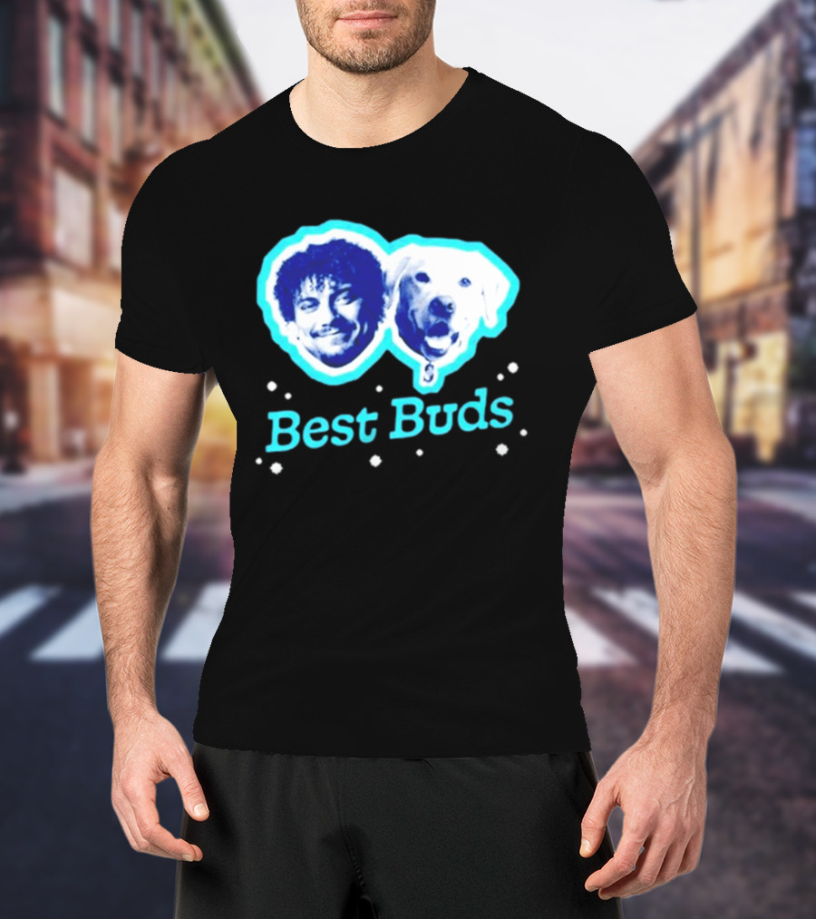 Best Buds Human And Dog Friendship T-Shirt