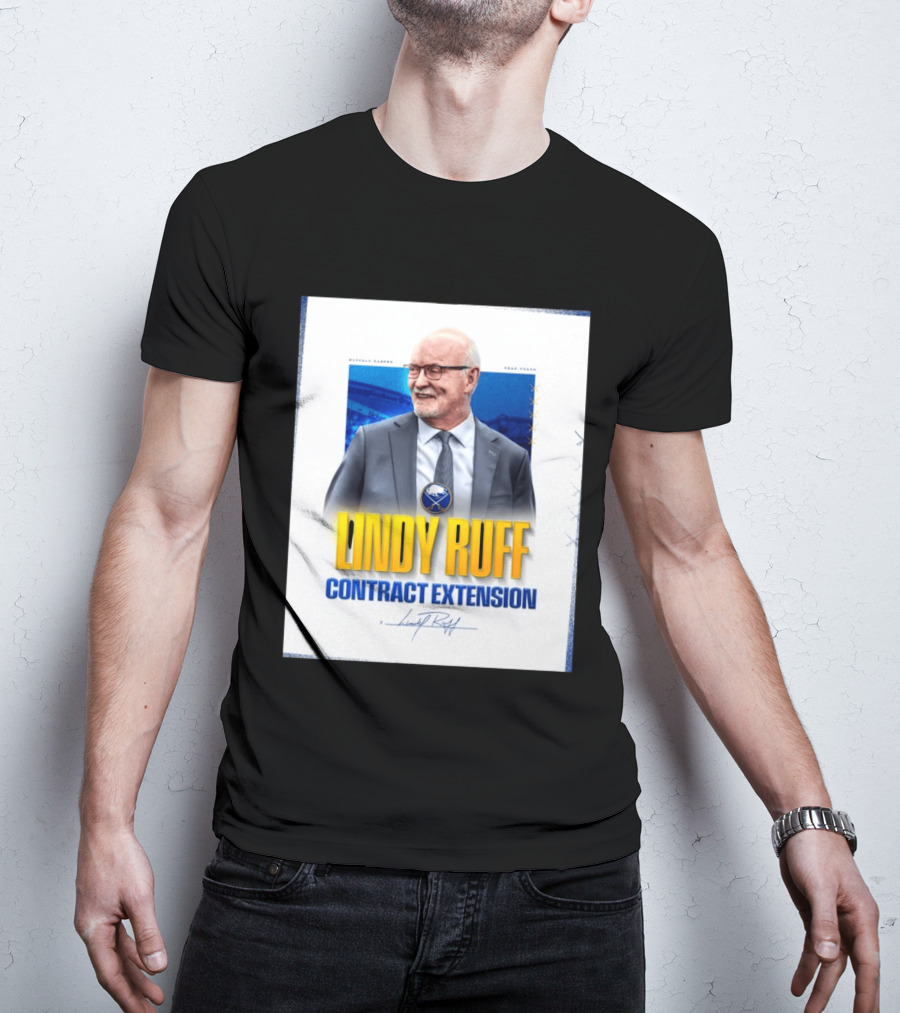 Buffalo Sabres Lindy Ruff Head Coach Contract Extension T-Shirt