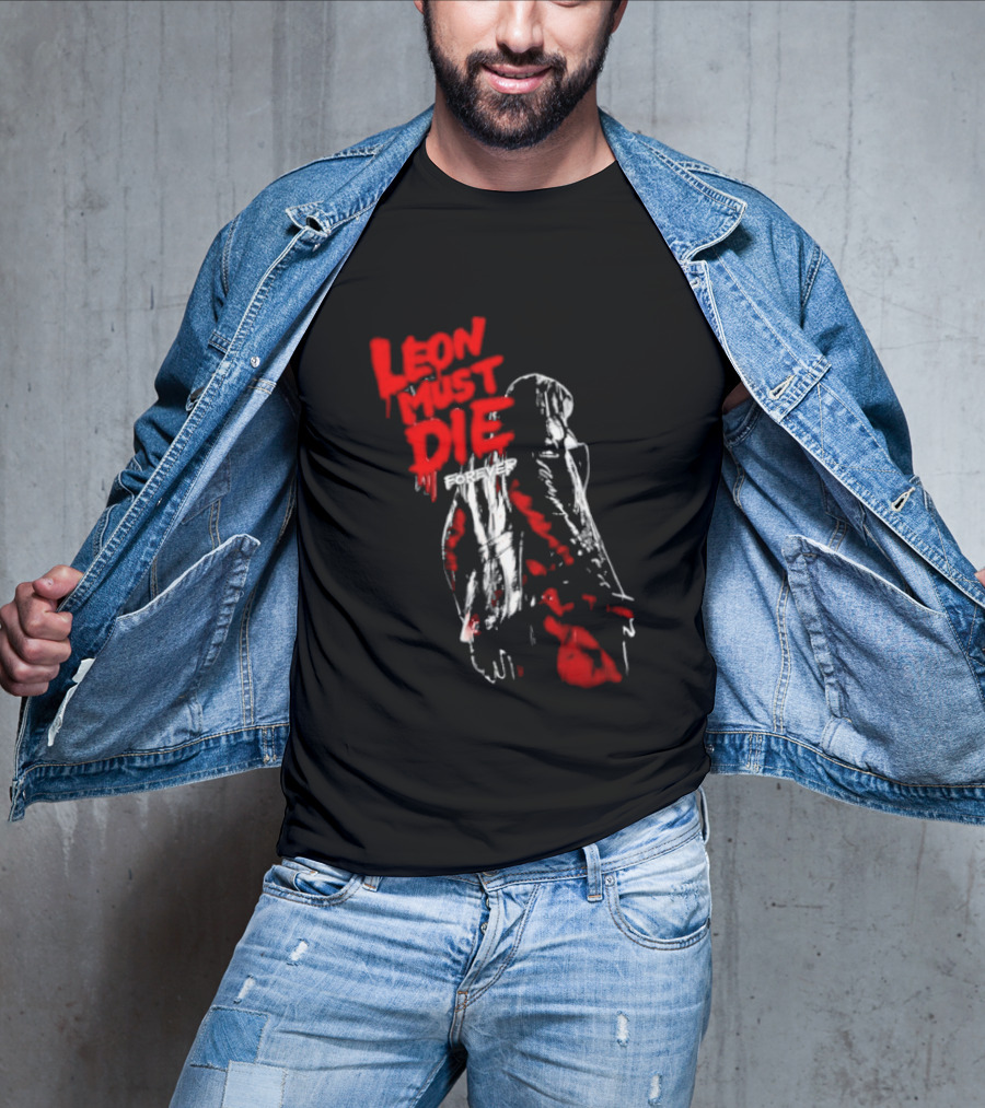 Leon Must Die Forever Red T-Shirt