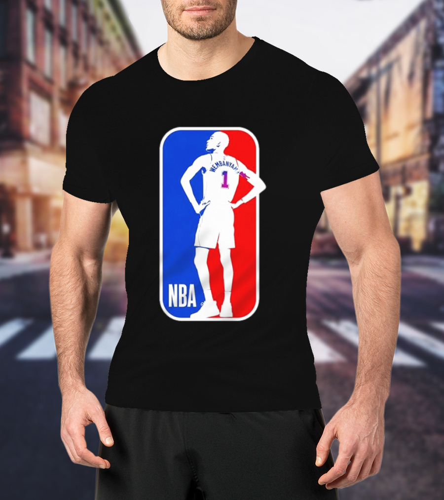 NBA Victor Wembanyama Number 1 Player T-Shirt