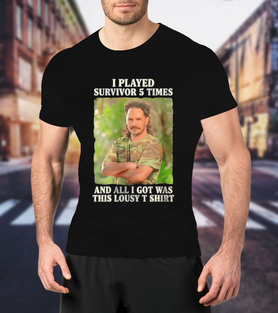 I Played Survivor 5 Times Ozzy Lusth All I Got Was This Lousy T-Shirt