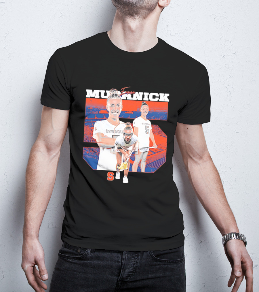 Emma Muchnick Syracuse Lacrosse Orange NCAA Number 5 T-Shirt