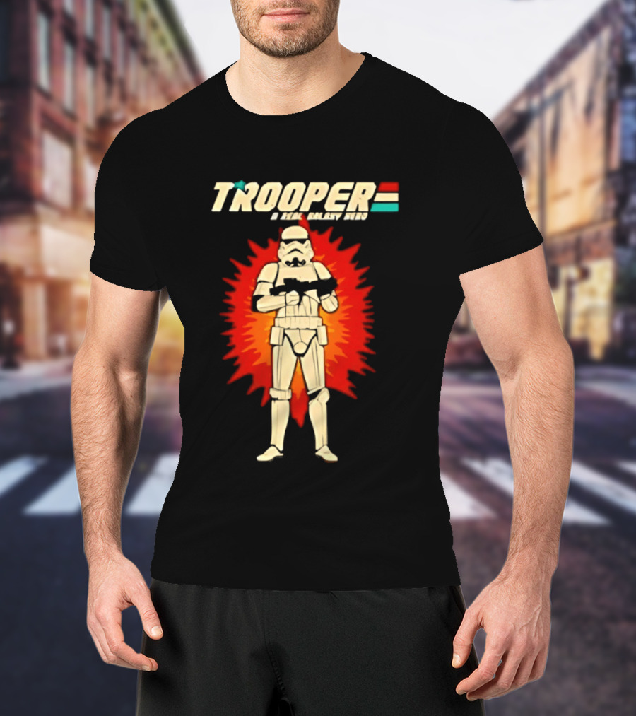 Stormtrooper X GI Joe Galaxy Hero Trooper Star Wars T-Shirt