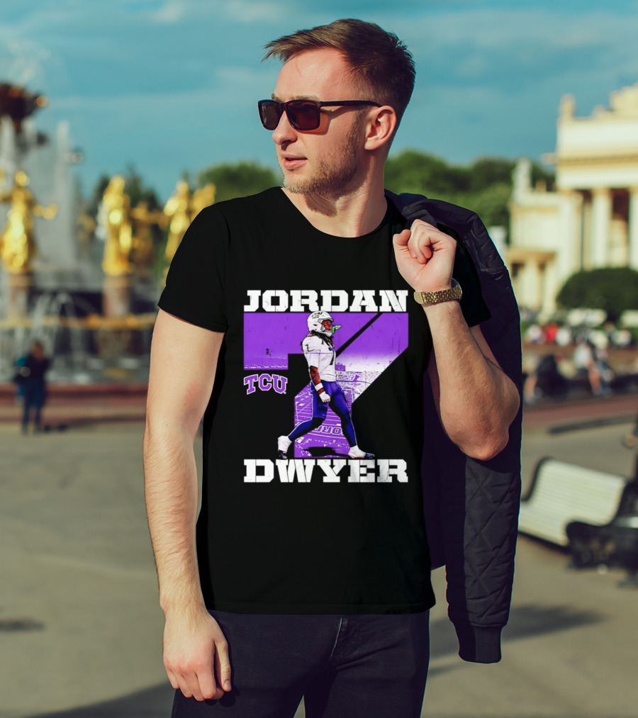 TCU Horned Frogs Football Jordan Dwyer Number 7 T-Shirt