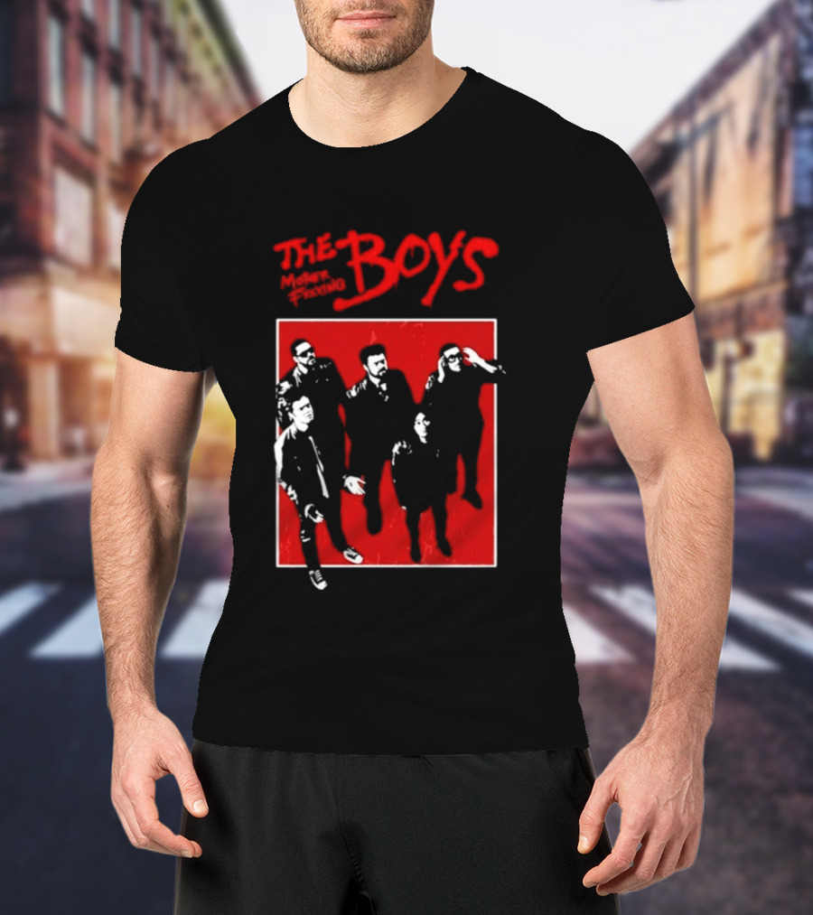 The Boys Mother Fucking Red Silhouette Cast T-Shirt