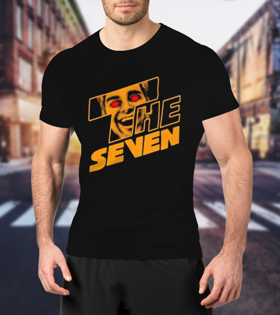 The Boys The Seven Homelander Red Eyes Yellow Face T-Shirt