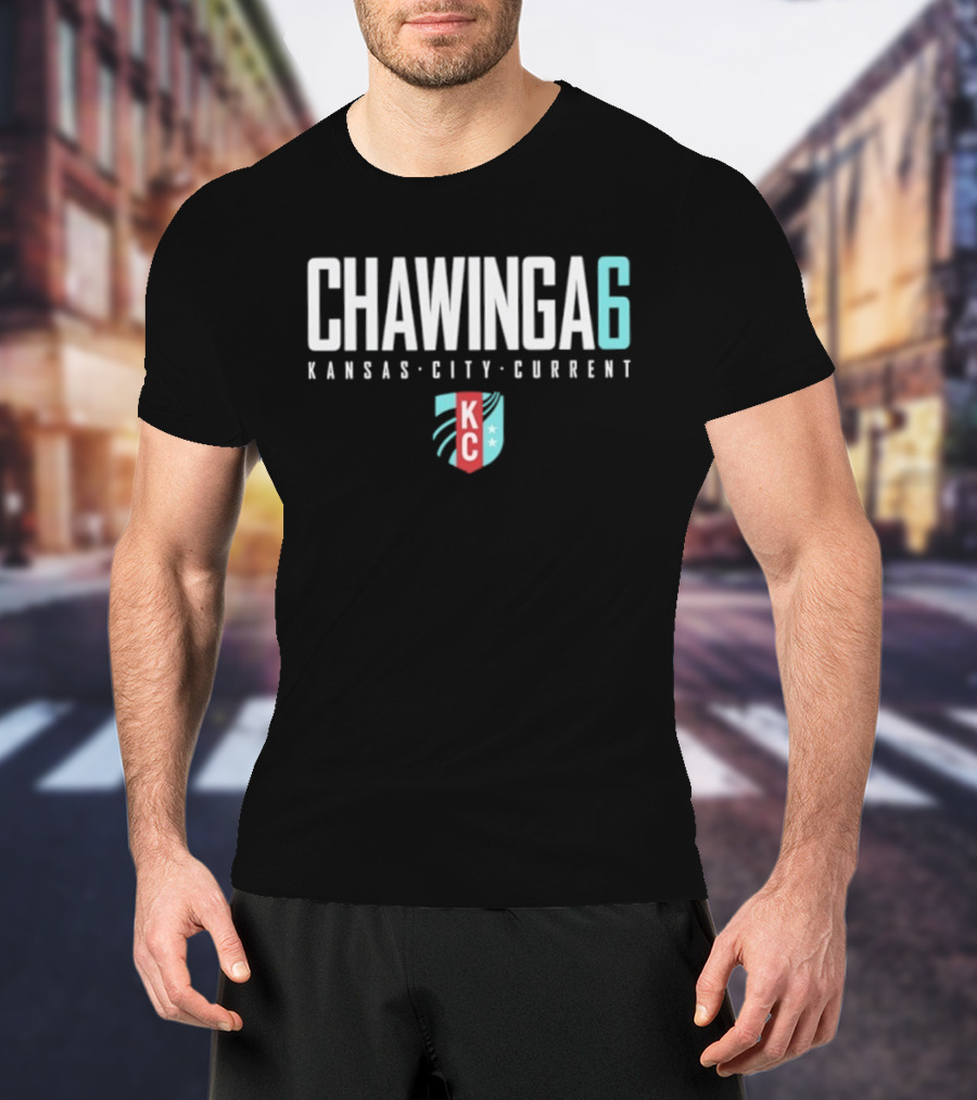 Chawinga 6 Kansas City Current NWSL KC T-Shirt