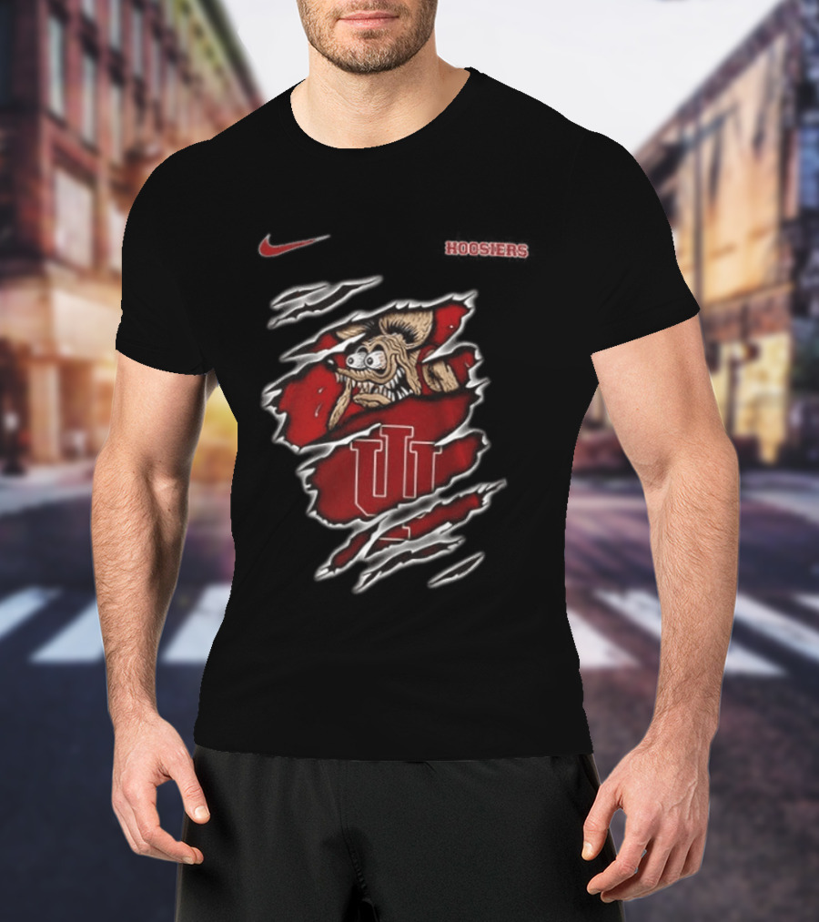 Indiana Hoosiers NCAA Rat Fink Nike Hoosiers Built To Not To Bow T-Shirt