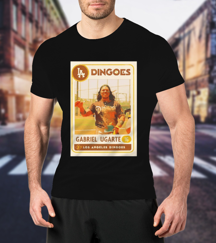 Los Angeles Dingoes Gabriel Ugarte 16 Player Card T-Shirt