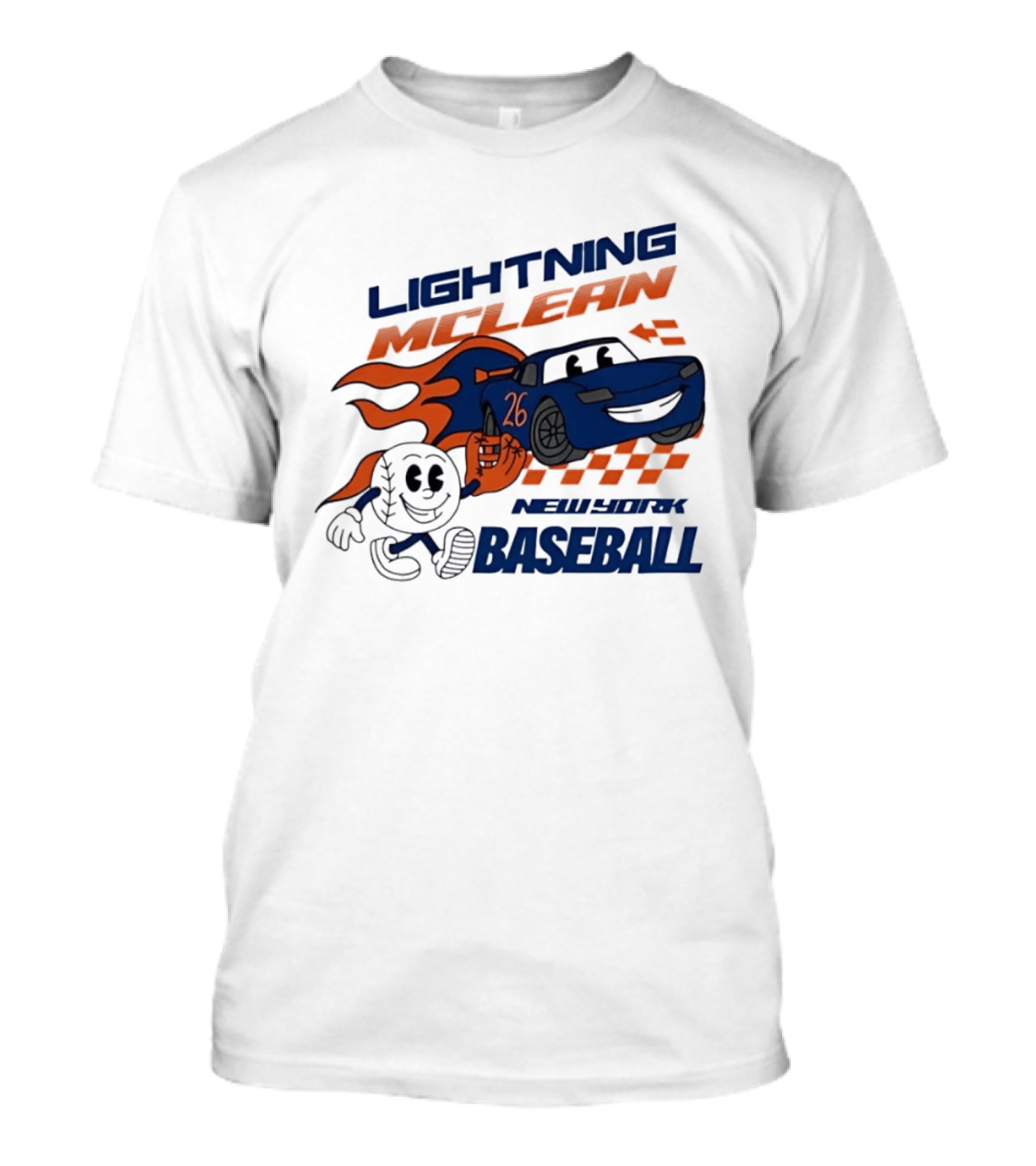 Lightning McLean 26 New York Baseball Players T-Shirt