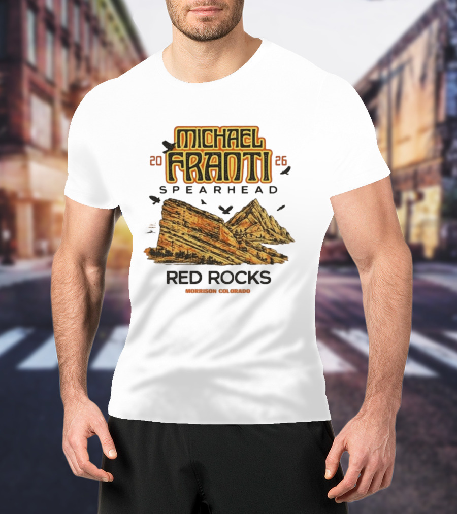 Michael Franti Spearhead 2026 Red Rocks Morrison Colorado T-Shirt