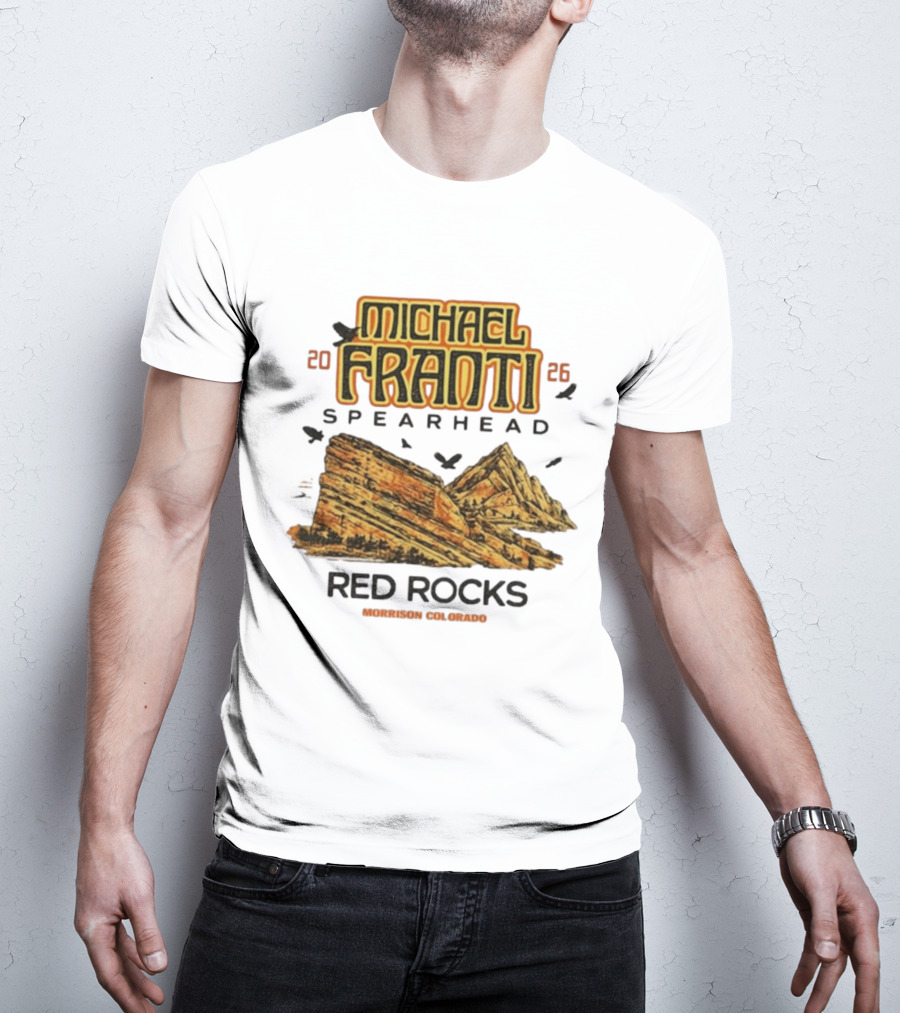 Michael Franti Spearhead 2026 Red Rocks Morrison Colorado T-Shirt