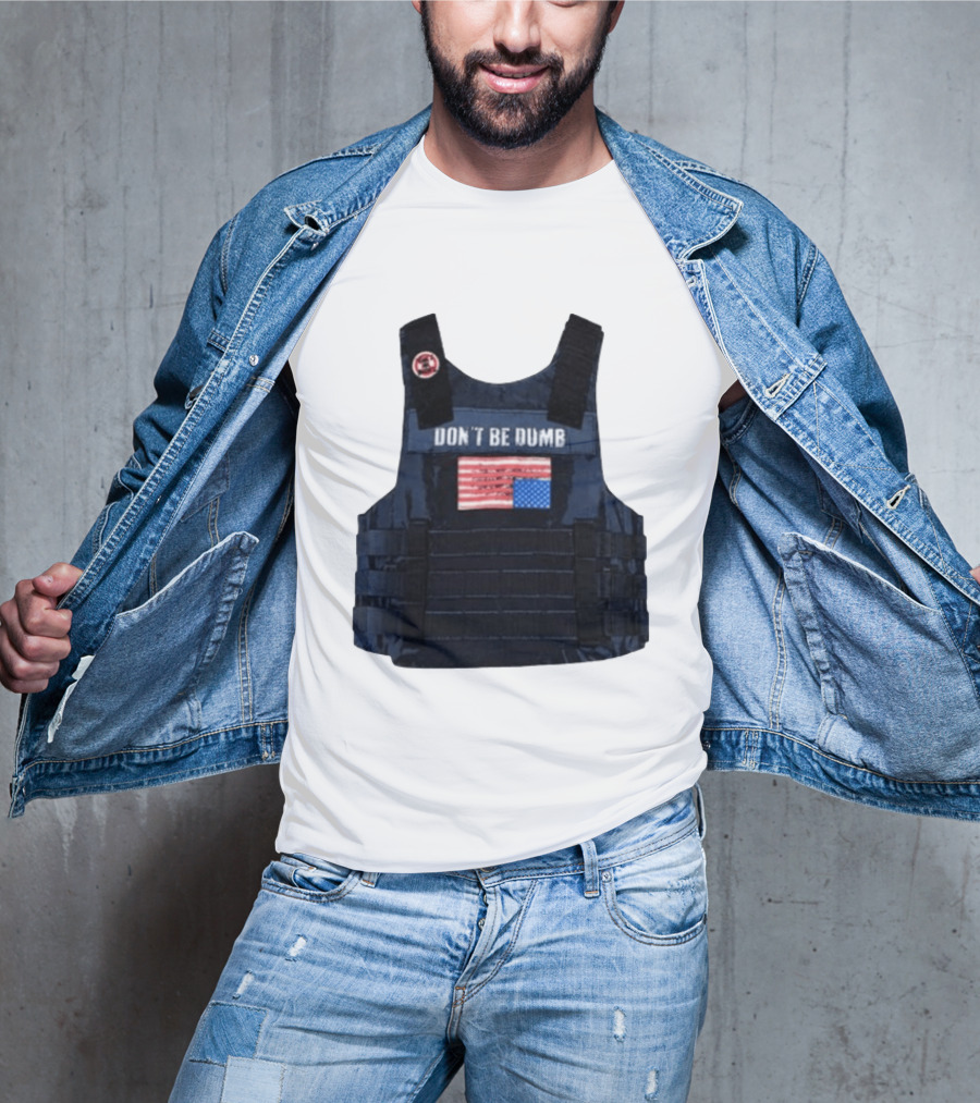 Original A$AP Rocky Don't Be Dumb Tour Tactical Vest With Patch T-Shirt