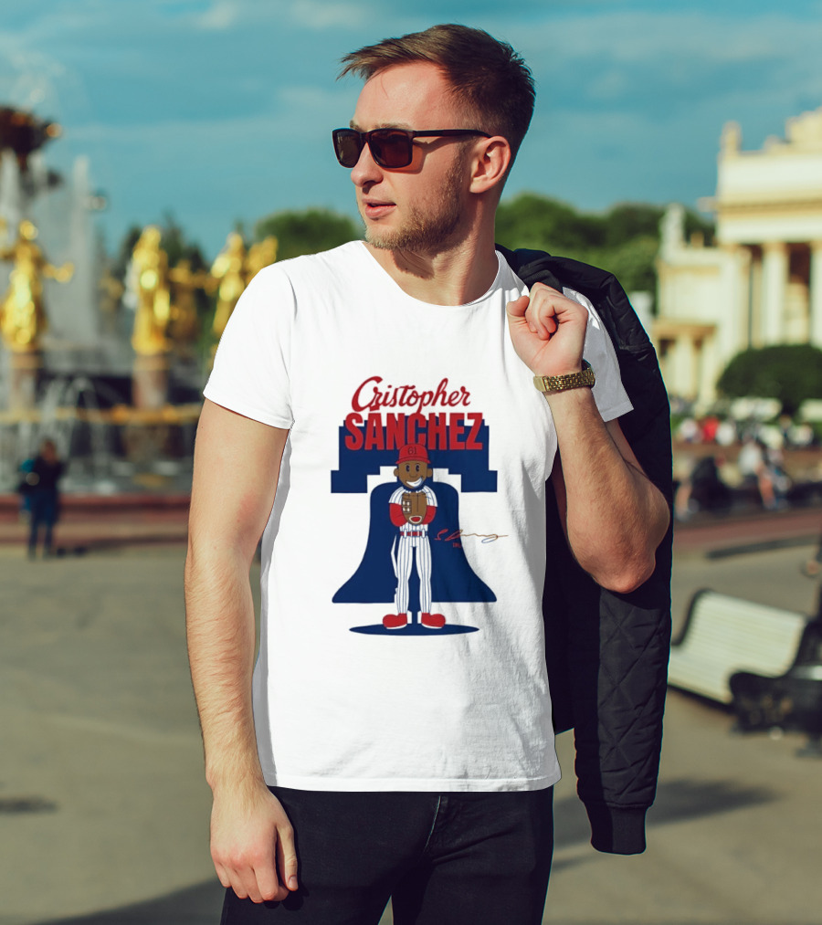 Cristopher Sanchez Philadelphia Phillies MLB Player Number 61 T-Shirt