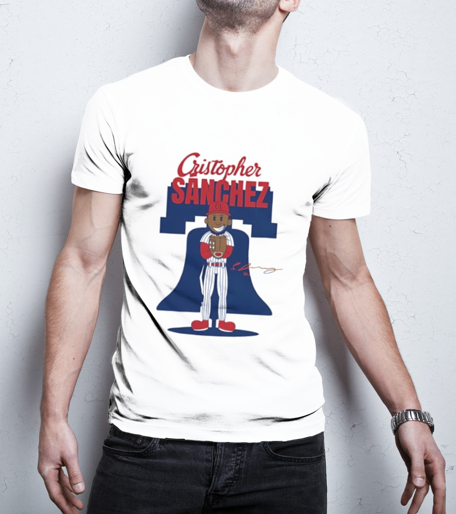 Cristopher Sanchez Philadelphia Phillies MLB Player Number 61 T-Shirt
